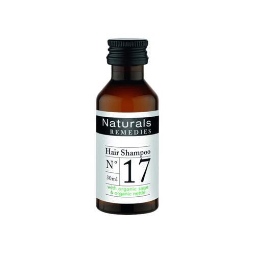 [17380] Hårshampoo, Naturals Remedies, 30 ml, 30 ml, No.17, (240 stk.)