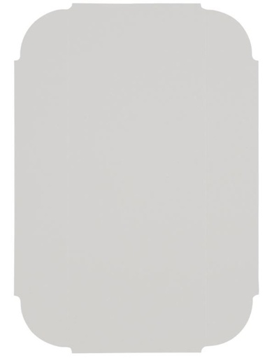 [11365] Kagepap, 20x14x3cm, 300 g/m2, hvid, pap, med lille ombøjet kant, (1000 stk.)