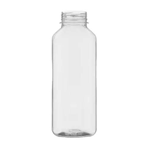 [11397] PET flaske m. sort låg, Bella 500, firkantet, 500ml/38mm/24 gr. (110 stk.)