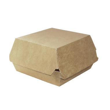 [11426] Burgerboks, brun, karton, 12x12x8,2 cm, (240 stk.)