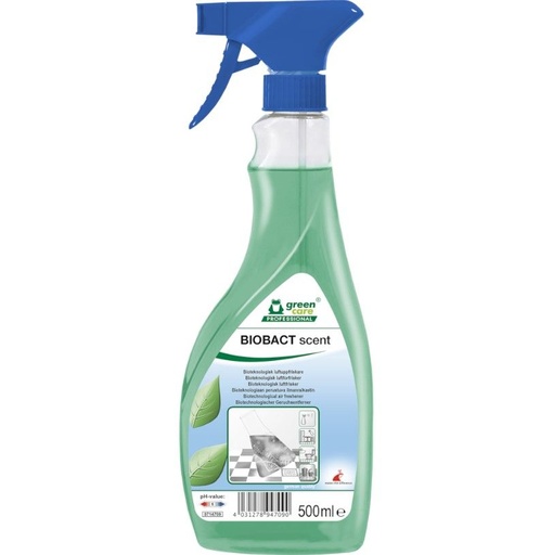 [11700] Lugtfjerner, Green Care Professional BIOBACT Scent, 500 ml, klar-til-brug, med farve og parfume, (1 stk.)