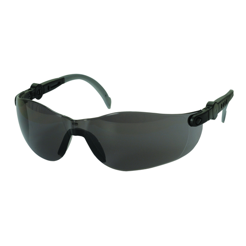 [13770] Beskyttelsesbrille, THOR Vision, One size, sort, PC, antirids, justerbare stænger, flergangs, (12 stk)