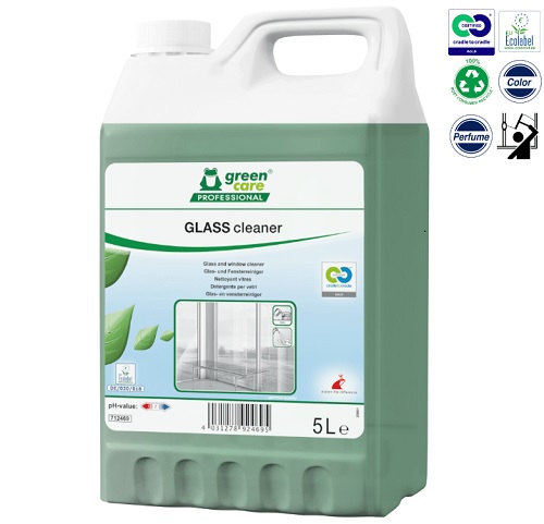 [10848] Glasrens, Green Care Professional GLASS Cleaner, 5 l, med farve og parfume, (1 stk.)